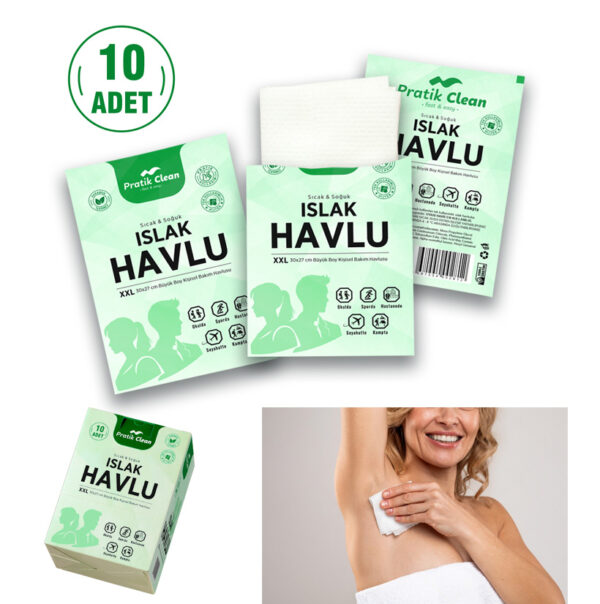 Islak Havlu (10 Adet) - Görsel 2